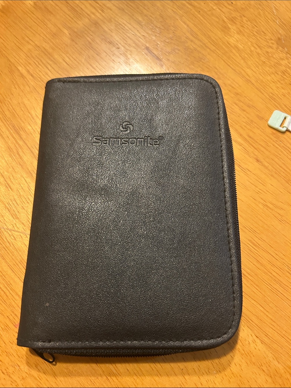 Samsonite Black Zip Around Wallet/ Document Holder
